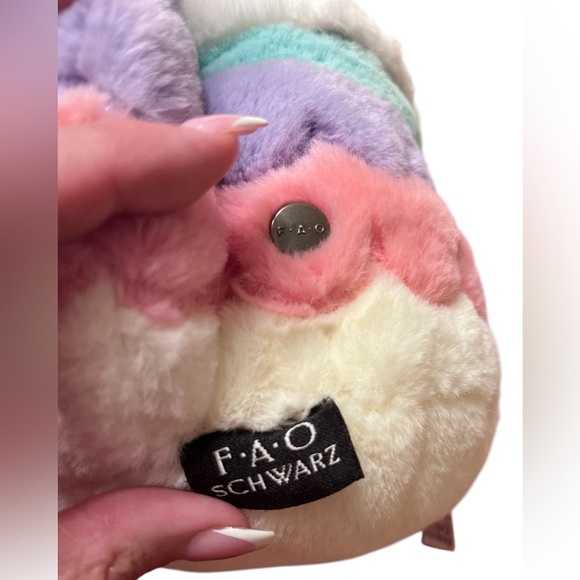 FAO Schwarz Glow Brights Toy Plush LED with Sound Meowmaid 12" Stuffed Animal - Picture 8 of 9